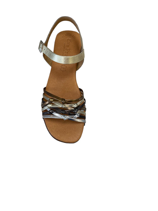 Sandales / Nu Pieds adulte EVA FRUTOS 3044 Doré Sandales Nu pieds