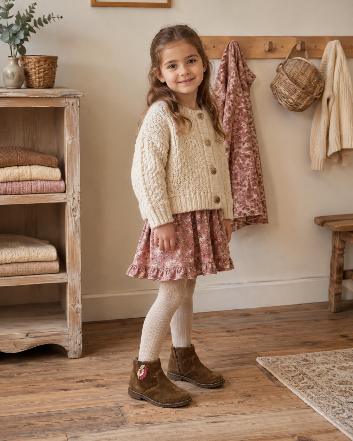 POM D'API CITY PEONY Velours Oily Capuccino bottines