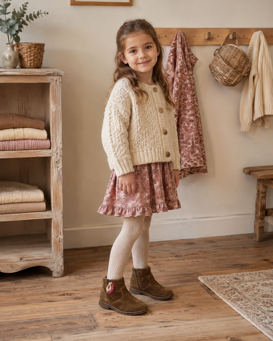 POM D'API CITY PEONY Velours Oily Capuccino bottines