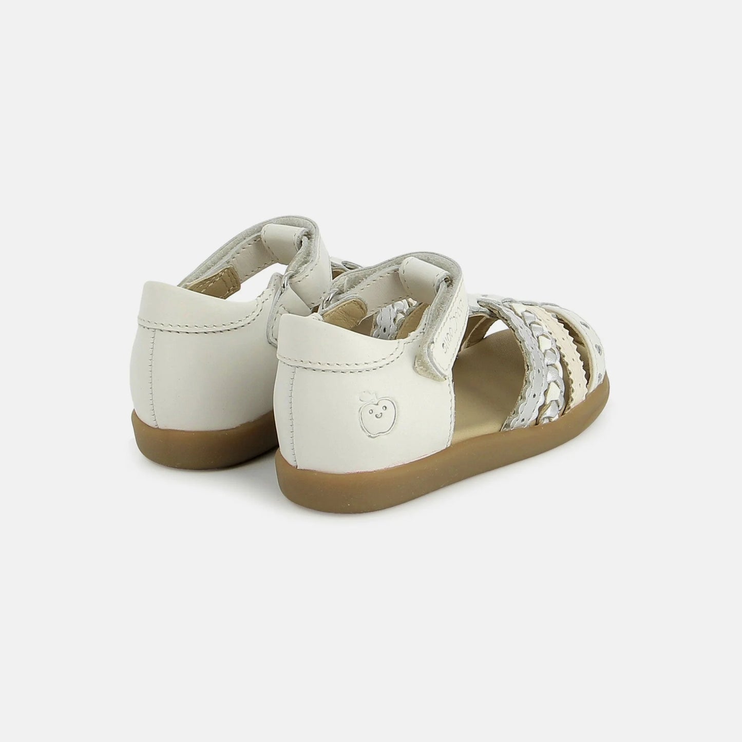 SHOO POM PIKA ETNIC White Silver Sandales