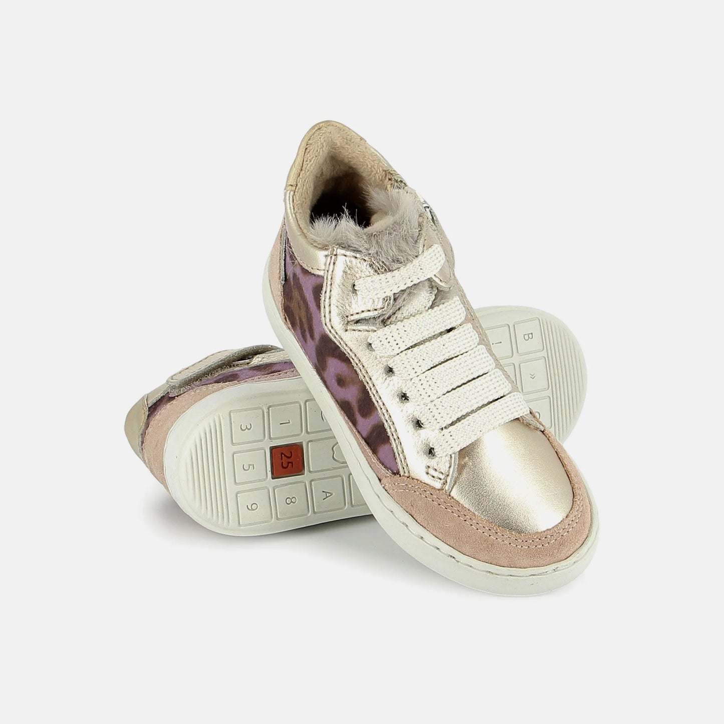 SHOO POM PLAY CONNECT FUR Léo Purple chaussures hautes