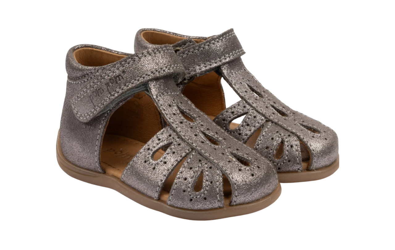 POM POM STARTER DROPS VL Rose Glitter Sandales Nu-pieds