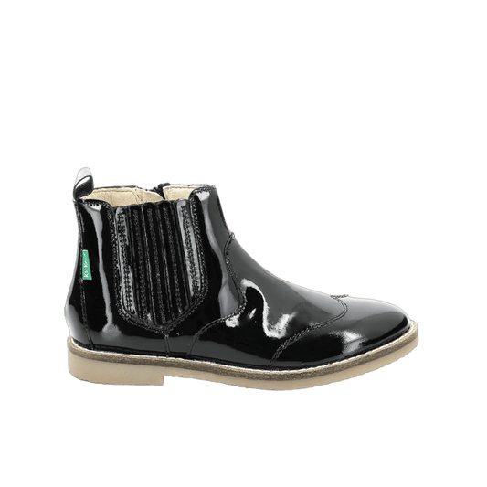 boots/bottines adulte 36 KICKERS TYLBURY noir Vernis bottines chelsea 3616426642723