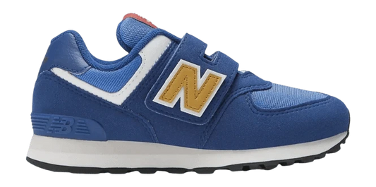 Chaussures Basses/Baskets/Sneakers NEW BALANCE PV574 HBG Bleu Jaune sneakers baskets