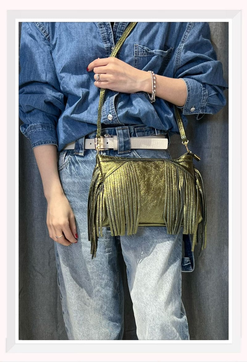 accessoires Sac Iris Kaki Bronze