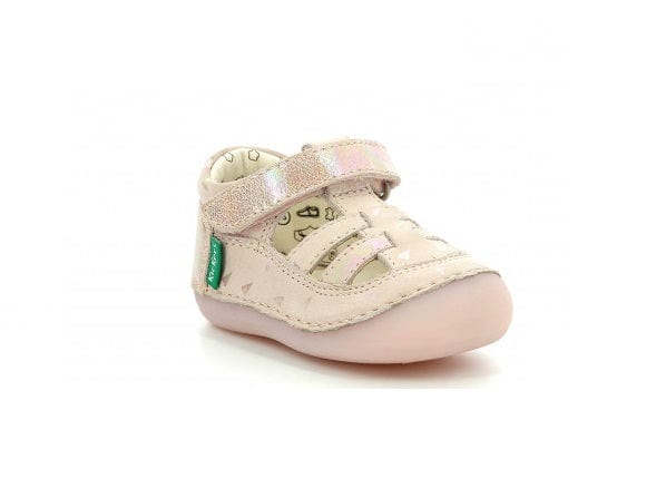 Babies/Salomés KICKERS SUSHY rose prémarche premiers pas salomés