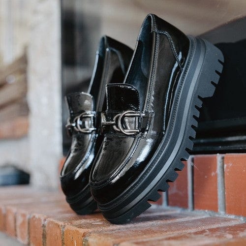 Chaussures COCO ET ABRICOT MENANTEAU Noir Mocassins