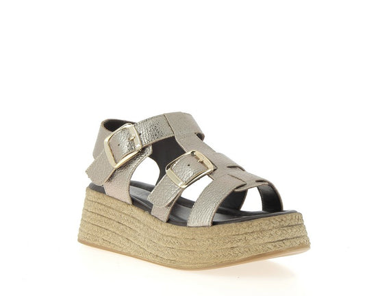 COCO ET ABRICOT MANEGLISE Champagne Sandales Nu Pieds