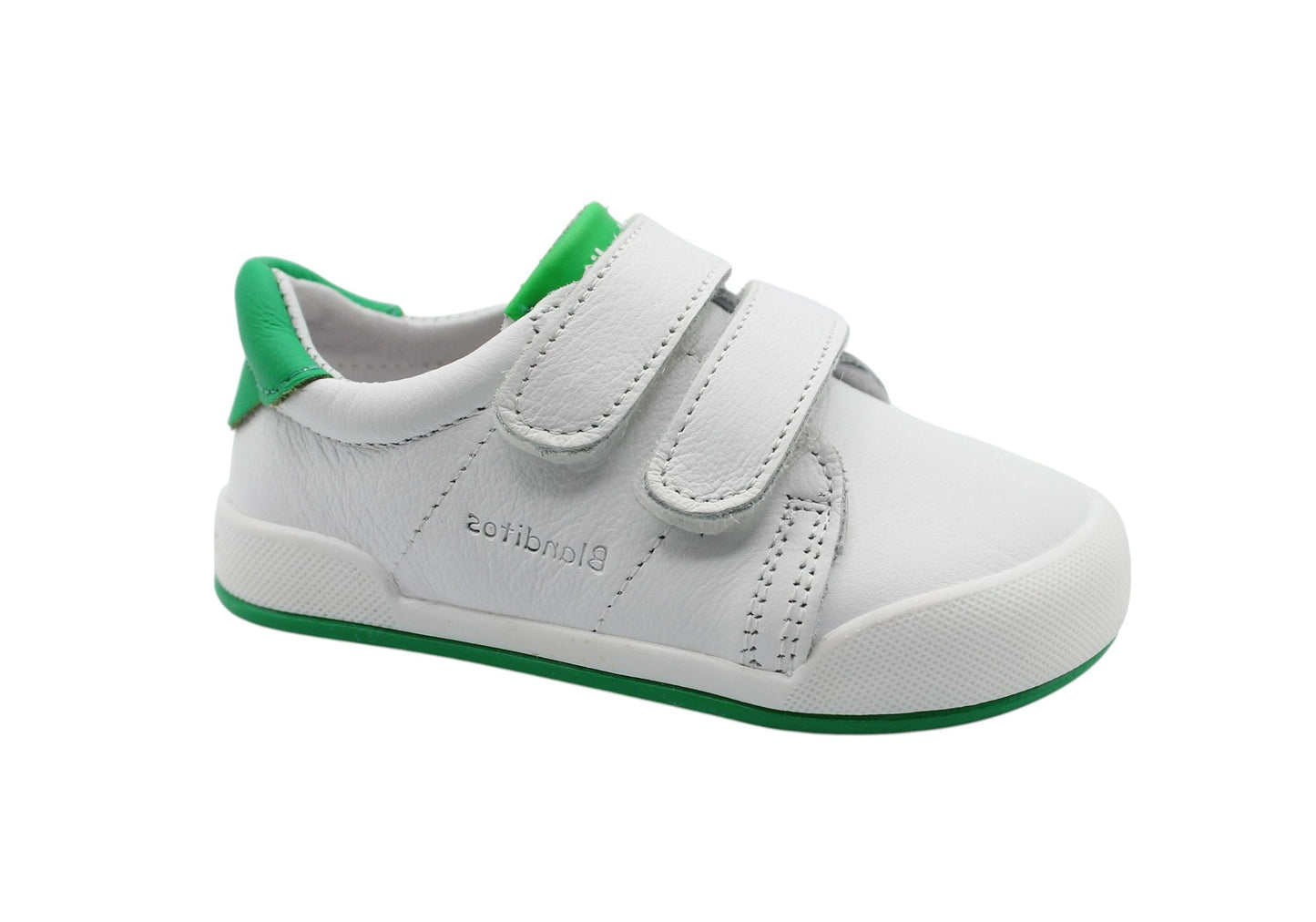 Chaussures Basses/Baskets/Sneakers BLANDITOS LONDRES Blanc vert Chaussures Basses barefoot