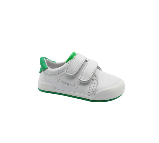 Chaussures Basses/Baskets/Sneakers BLANDITOS LONDRES Blanc vert Chaussures Basses barefoot
