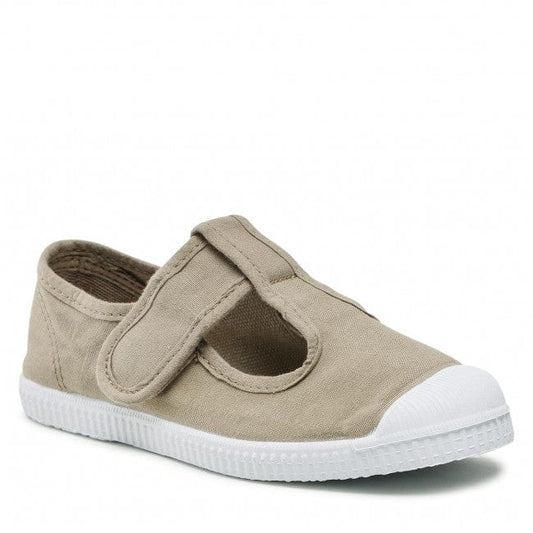 Toiles/Espadrilles CIENTA TOILE SALOME 77997 kaki thé vert Toiles Espadrilles