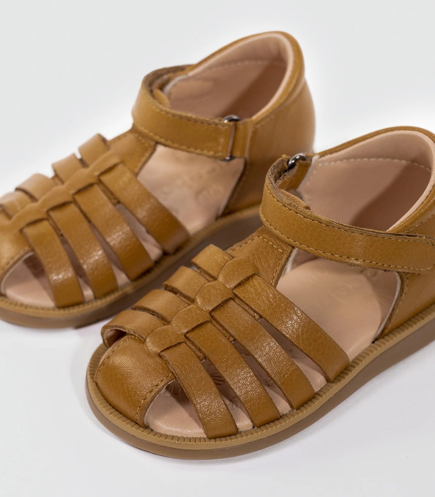 ACEBOS 1310 VE Honey cognac sandales nu-pieds