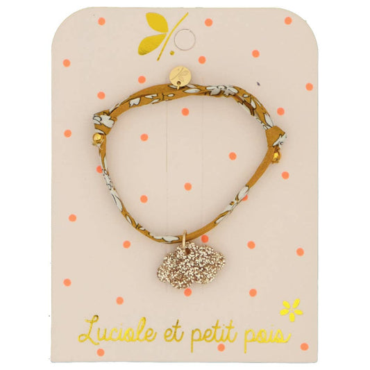 accessoires Bracelet Liberty - Capel moutarde (nuage or) B_01