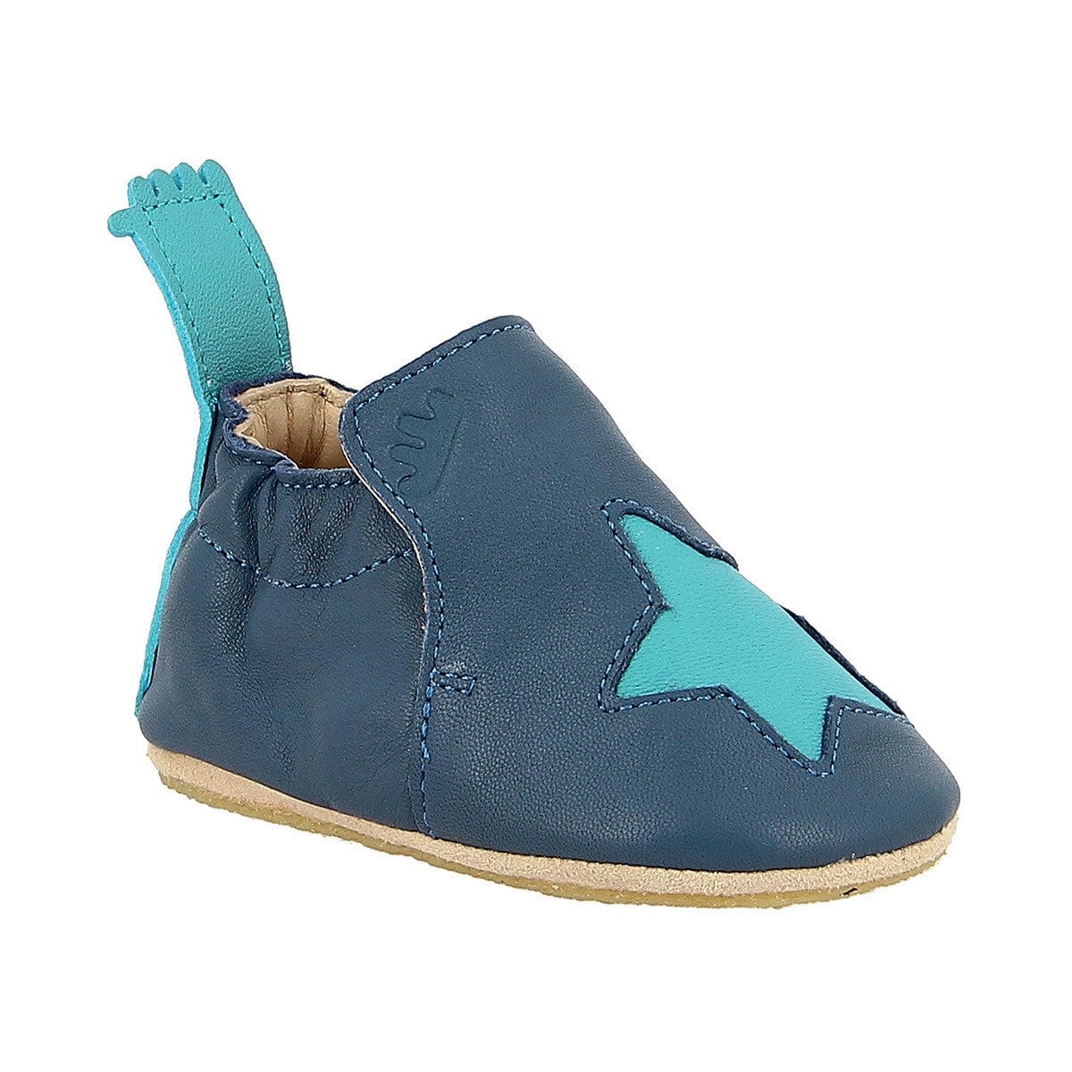 chausson 20/21 EZPZ easy peasy blublu etoile bleue chaussons cuir