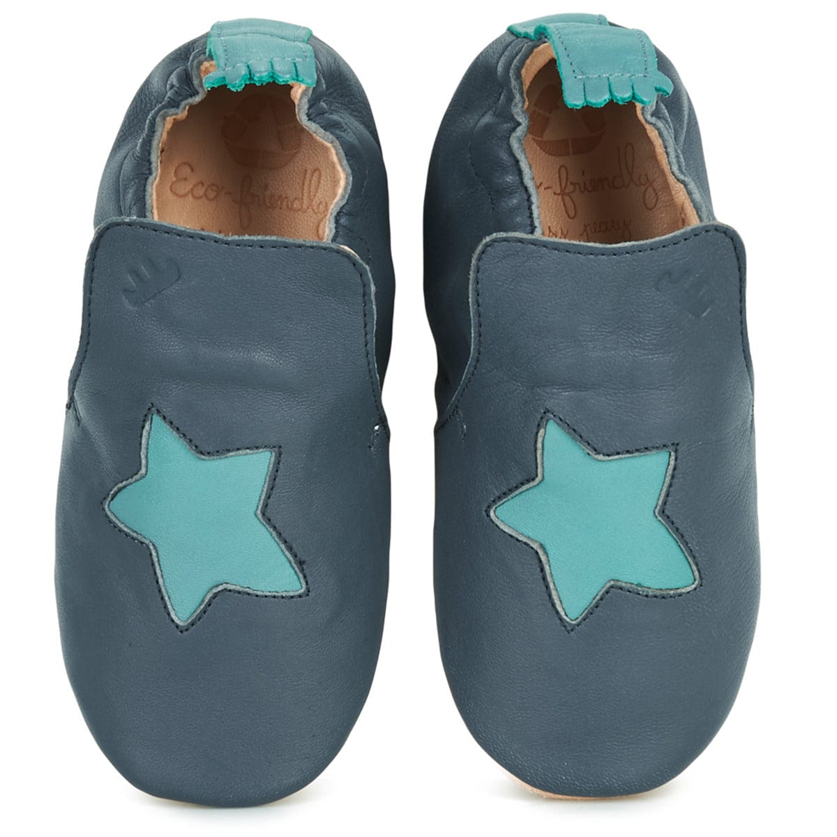 chausson 20/21 EZPZ easy peasy blublu etoile bleue chaussons cuir