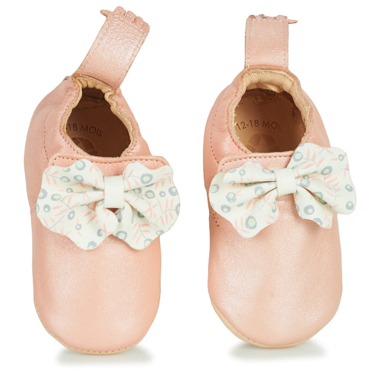 chausson EZPZ easy peasy BLUMOO noeud chaussons cuir
