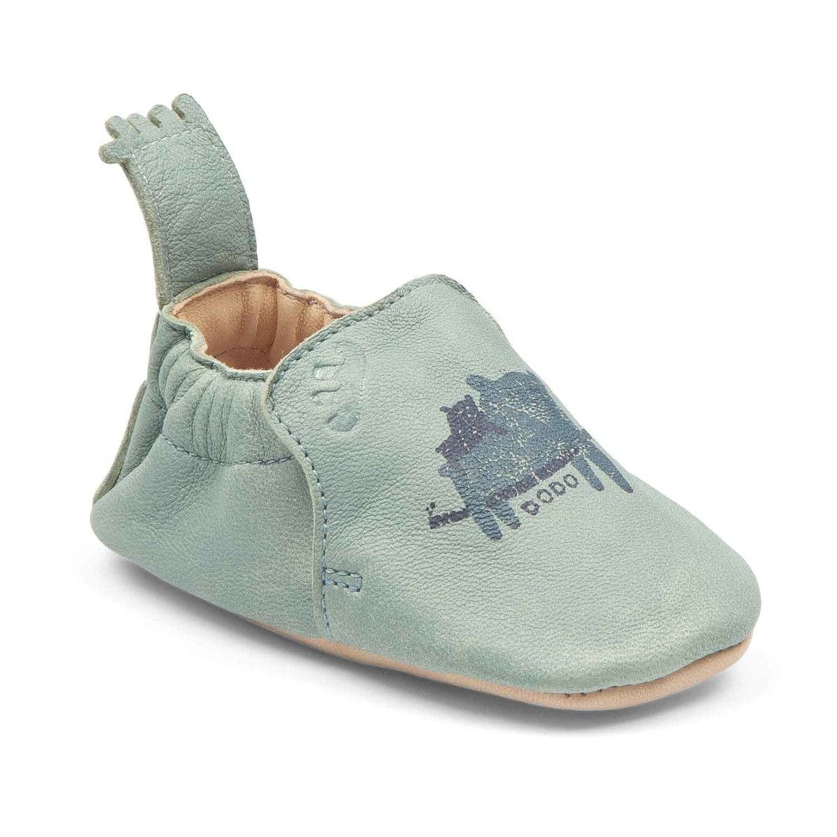 chausson 6/12 mois EZPZ easy peasy BLUMOO OURS bleu chaussons cuir 15435422