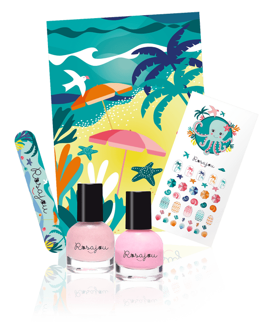 accessoires ROSAJOU New Kit Jolis Ongles Flamingo x Ballerine parfait pour l'été SUM23C