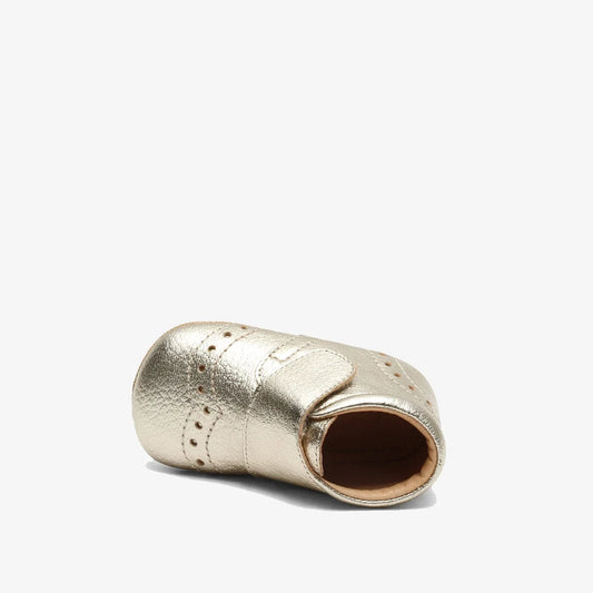 Pre marche BISGAARD PETIT Gold chaussures botillons prémarche
