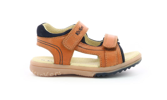 Sandales / Nu Pieds 38 KICKERS PLATINO camel Sandales Nu Pieds 3612889493728