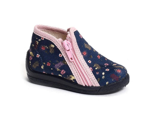 Chaussons 26 BELLAMY MIMI marine fleurs Chaussons 3665690436392