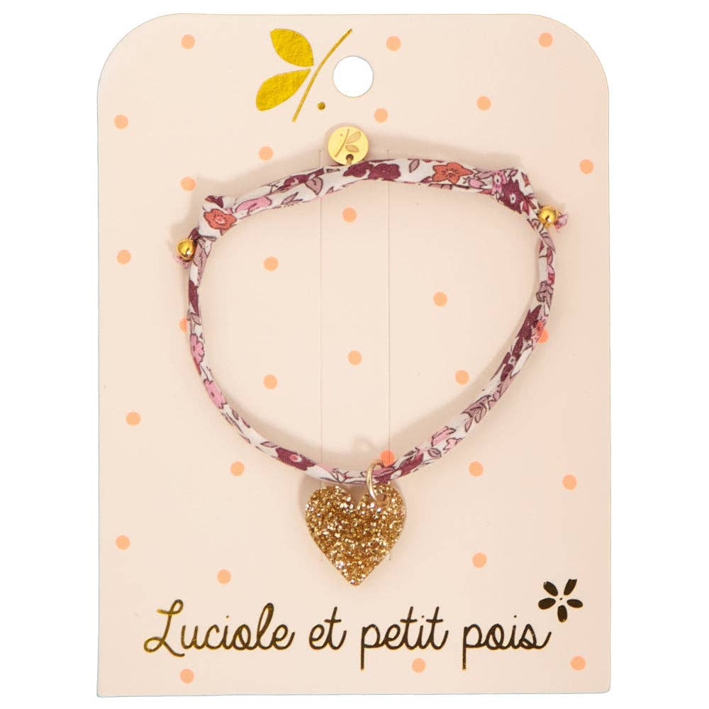 accessoires Bracelet Liberty Ava spring (cœur or) B_17