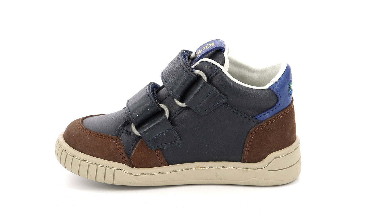 Chaussures Hautes/Botillons 34 KICKERS WINCKY VELC marine marron Chaussures Hautes Sneakers 3616426651565