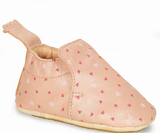chausson 18/19 EZPZ easy peasy blublu palmette rose chaussons cuir 3608925447756