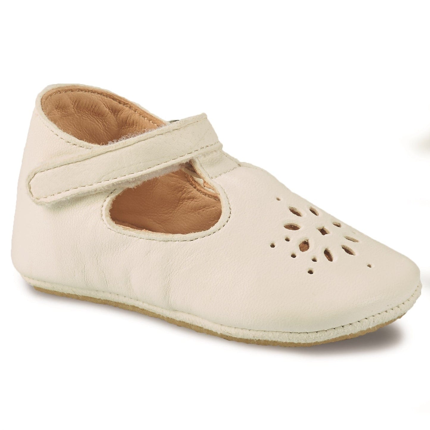chausson 21 EZPZ easy peasy Lillyp blanc chaussons cuir babies 3608925461301