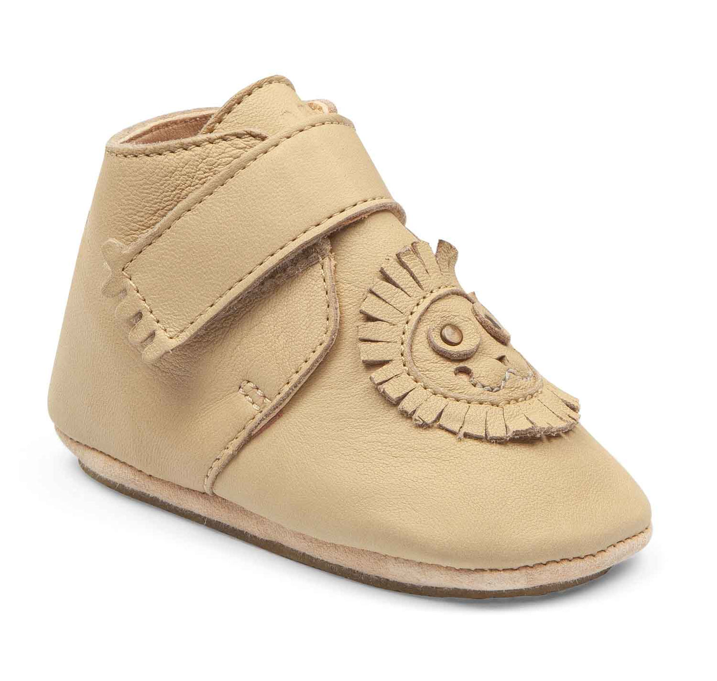 chausson 27 EZPZ easy peasy kiny lion camel chaussons cuir 3608925497409