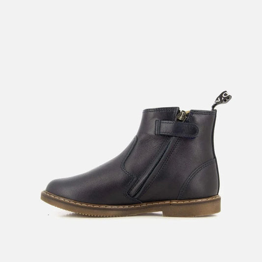 boots/bottines POM D'API CITY JODZIP marine bottines