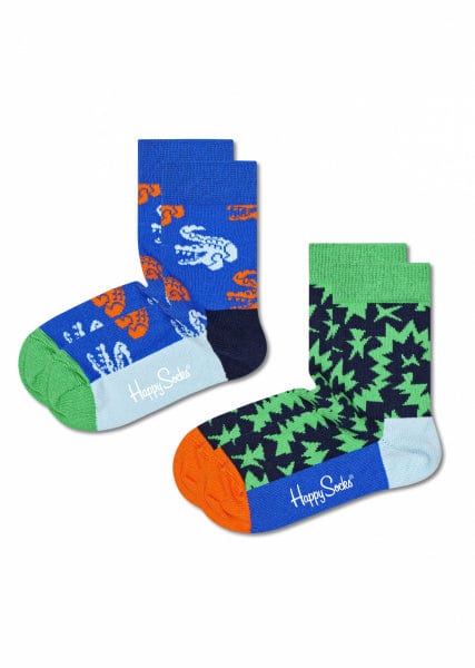 accessoires HAPPY SOCKS CHAUSSETTES KCOD02 6300 croco marine