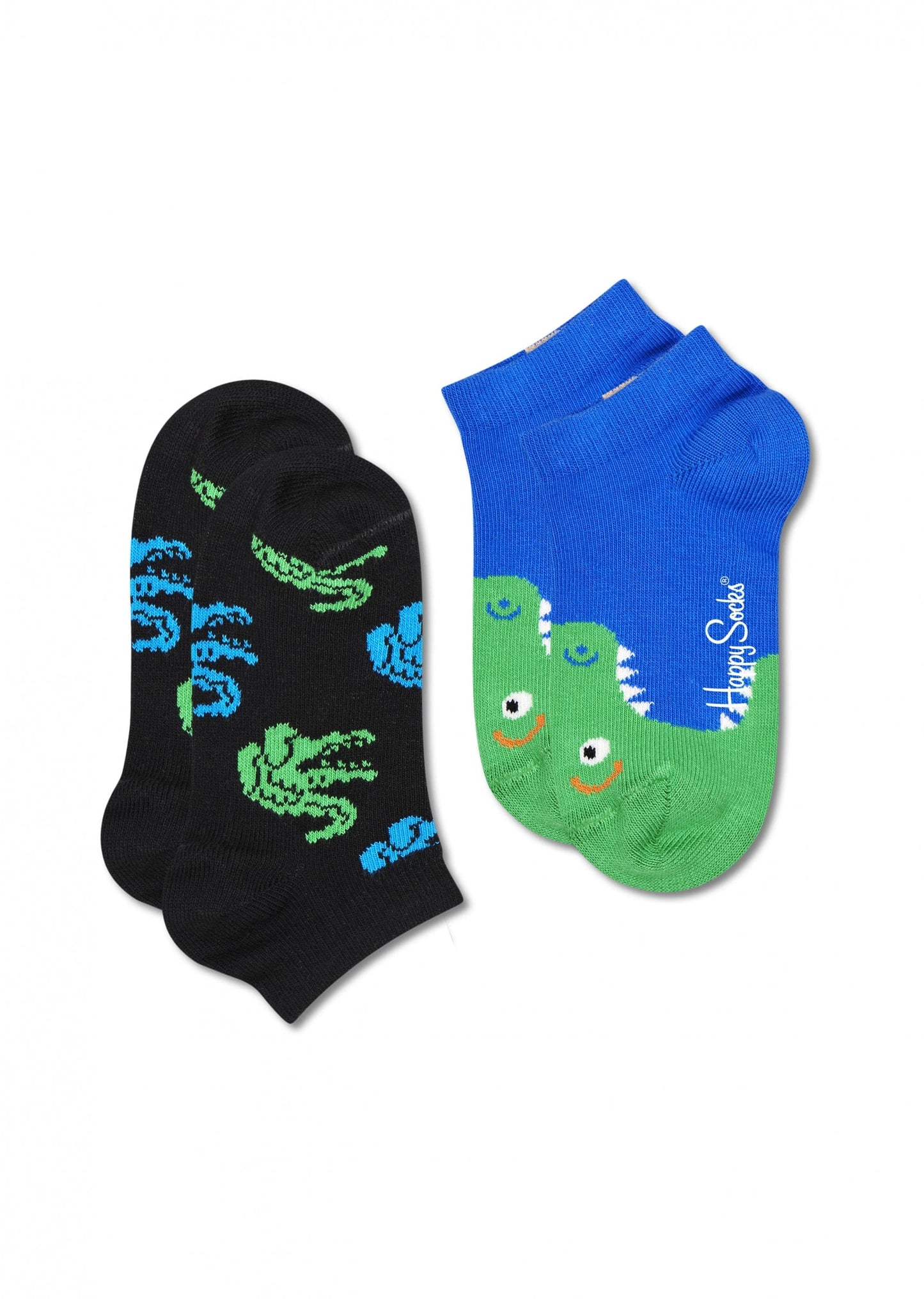 accessoires HAPPY SOCKS CHAUSSETTES BASSES kcod02 9300 croco low marine