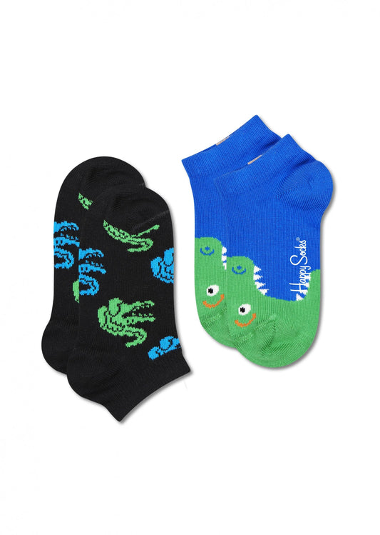 accessoires HAPPY SOCKS CHAUSSETTES BASSES kcod02 9300 croco low marine