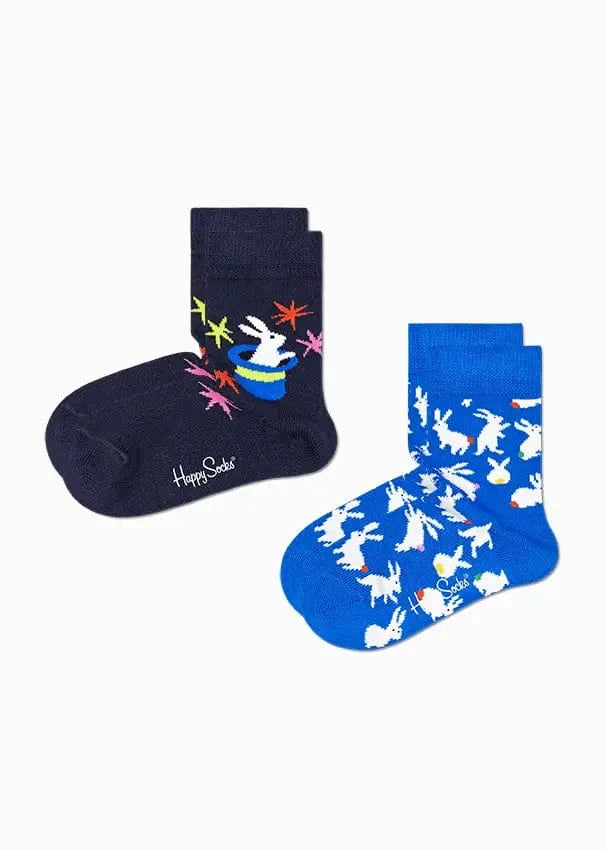 accessoires 0/12 mois HAPPY SOCKS CHAUSSETTES KMAG02-6500 Magic bleu 7333102443745