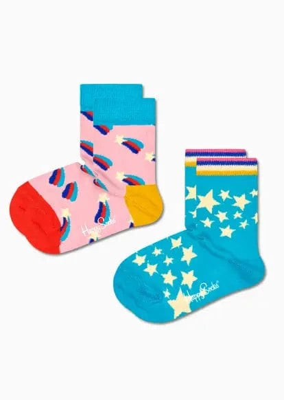 accessoires HAPPY SOCKS CHAUSSETTES KSST02 6000 Star rose