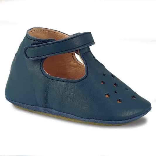 chausson 18 EZPZ easy peasy Lillop marine chaussons cuir babies 3608925461424