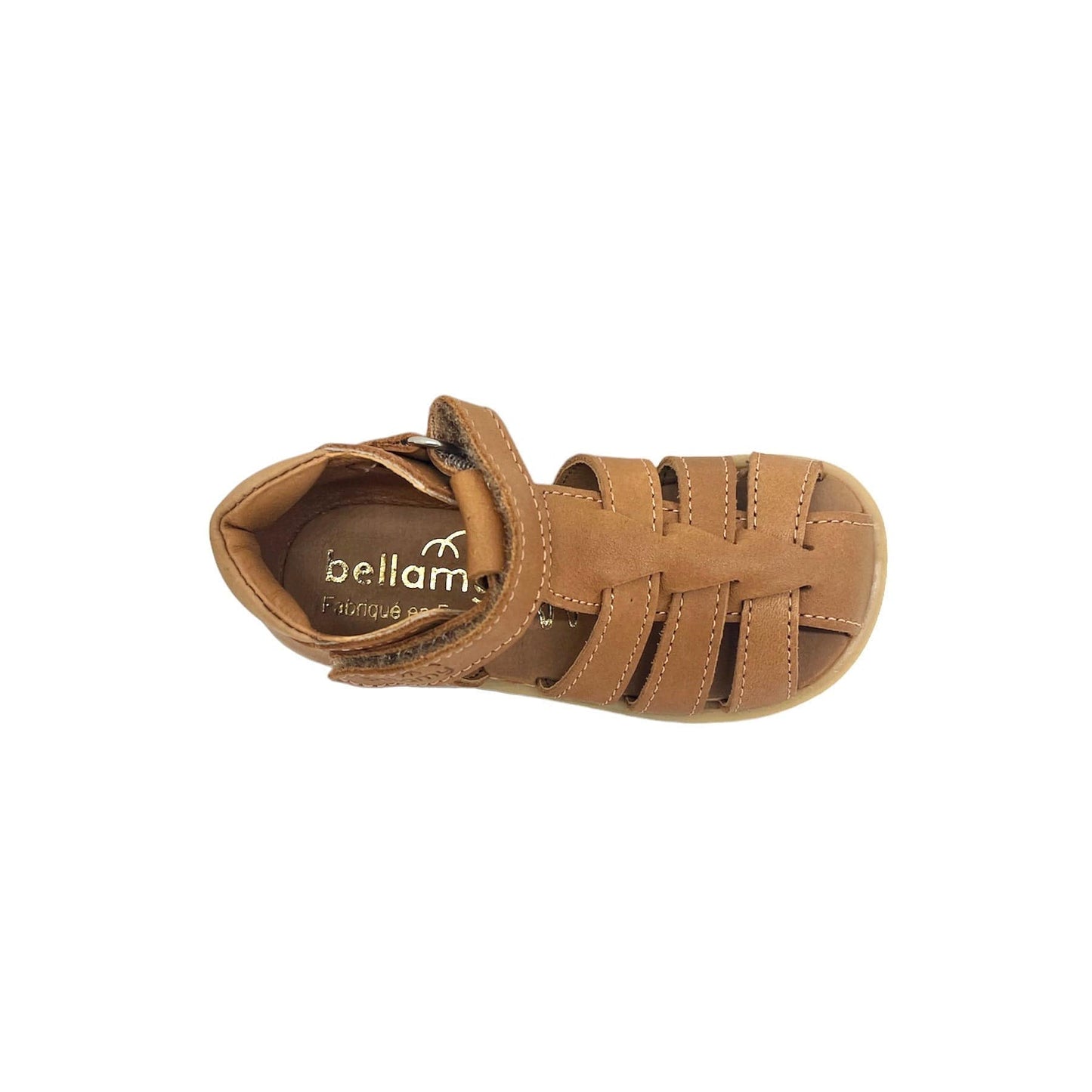 Sandales / Nu Pieds 21 BELLAMY PARVEL camel Sandales Nu Pieds 3665690827374