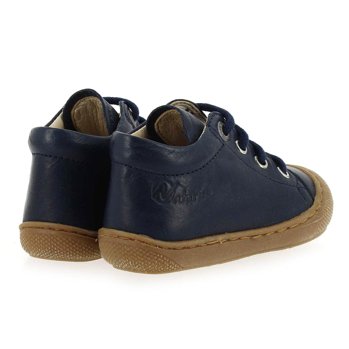 Pré marche NATURINO COCOON bleu marine botillons