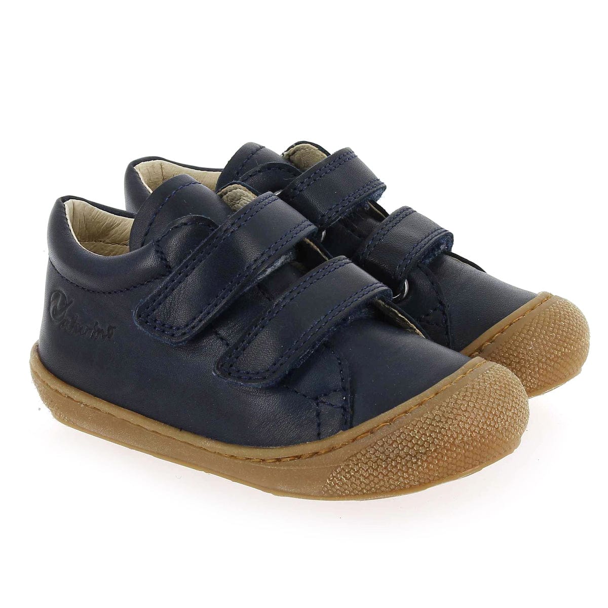 Chaussures Hautes/Botillons NATURINO COCOON velcro bleu marine botillons