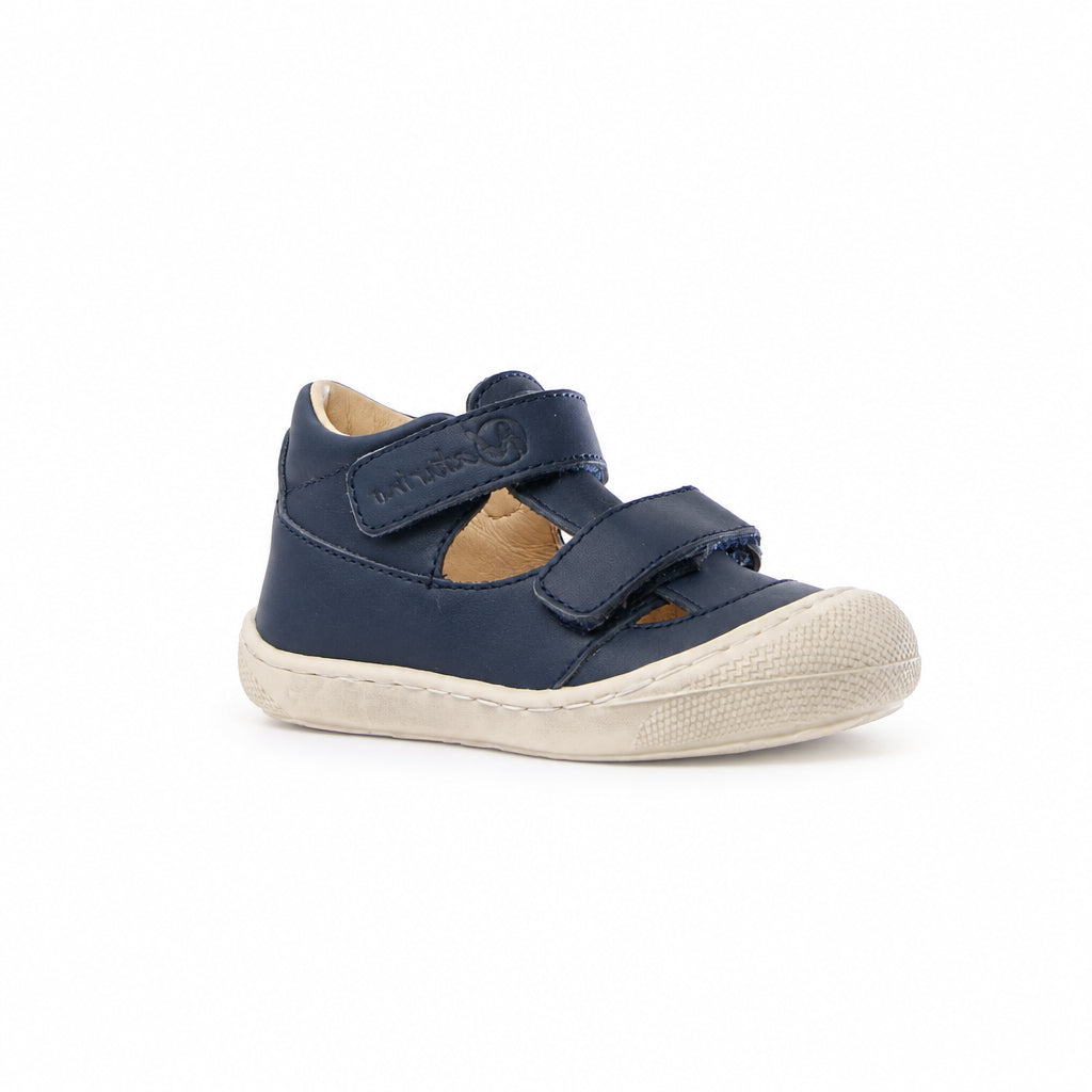 Babies/Salomés 19 NATURINO PUFFY marine/blanc SANDALES NU PIEDS salome