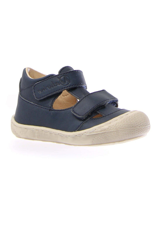 Babies/Salomés 19 NATURINO PUFFY marine/blanc SANDALES NU PIEDS salome