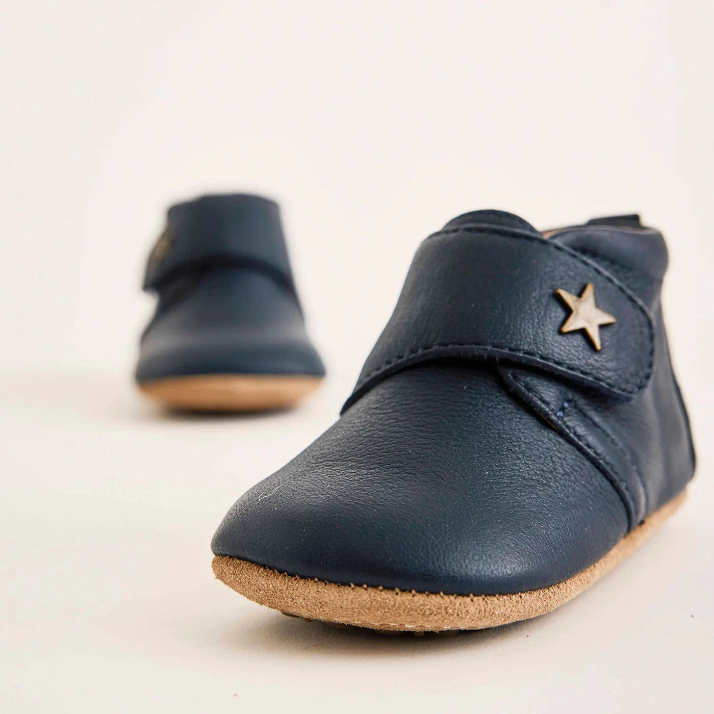 chaussons BISGAARD BABY STAR Marine prémarche