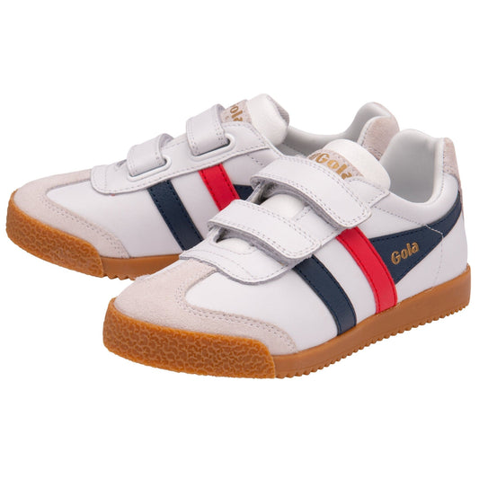 sneakers/basket GOLA HARRIER leather strap blanc basket sneakers