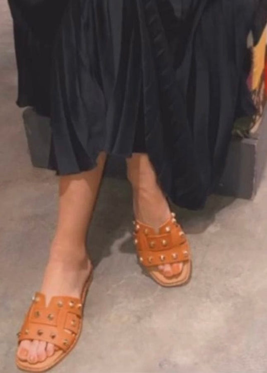 Sandales / Nu Pieds adulte SMR semerdjian SILVIA marron mules Sandales Nu pieds