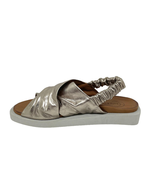 Sandales / Nu Pieds adulte LUNE ET L'AUTRE ASHLEY Platine Sandales Nu-pieds