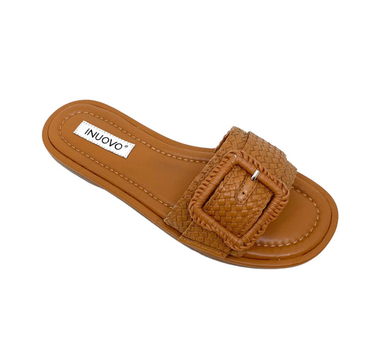 Sandales / Nu Pieds adulte INUOVO 965007 Camel Nu pied sandales