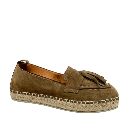Toiles / Espadrilles adulte 37 LUNE ET L'AUTRE ALBERTINE Marron Mocassins Espadrilles 15458506