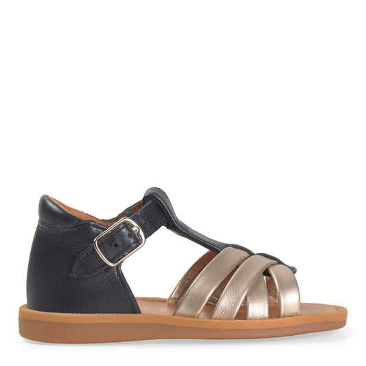 Sandales / Nu Pieds 27 POM D'API POPPY BACK neptune marine Sandales Nu Pieds 3663890656503