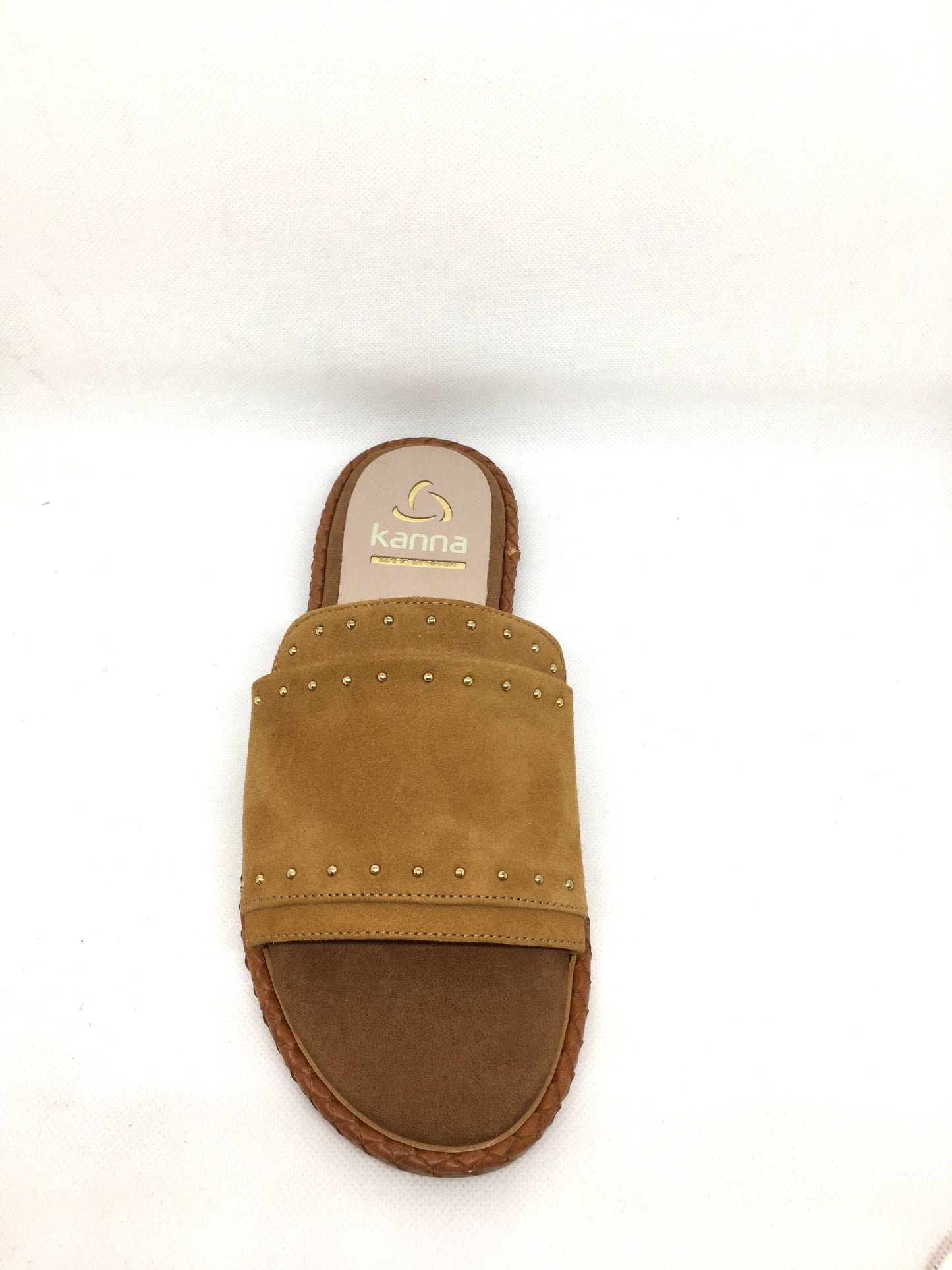 Sandale/nu pied adulte kanna - glenda marron